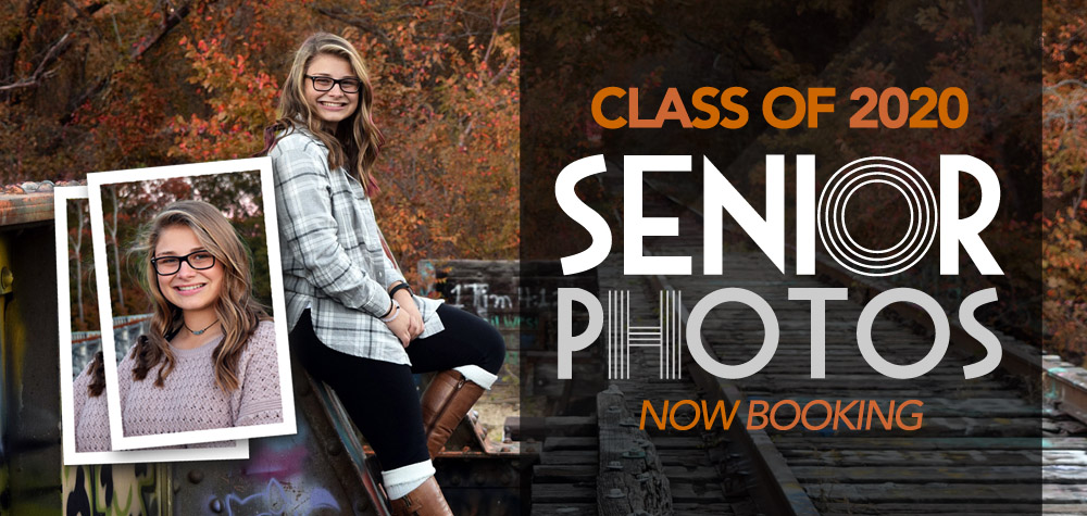 **CLASS OF 2020 SENIOR PHOTOS. It's never too early to book one of our photographers for Senior Photos Class of 2020. NOW BOOKING