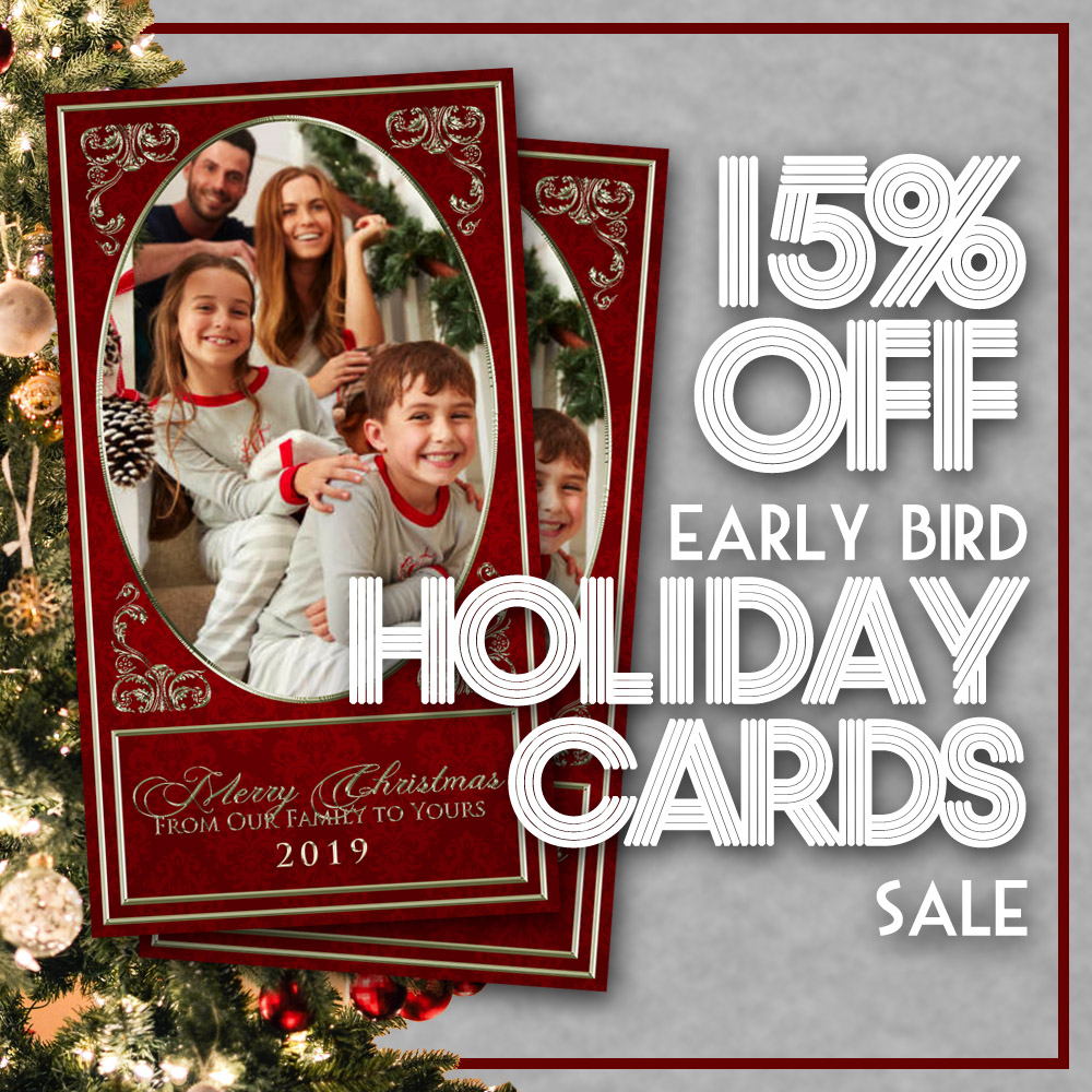 **EARLY BIRD HOLIDAY CARD SALE